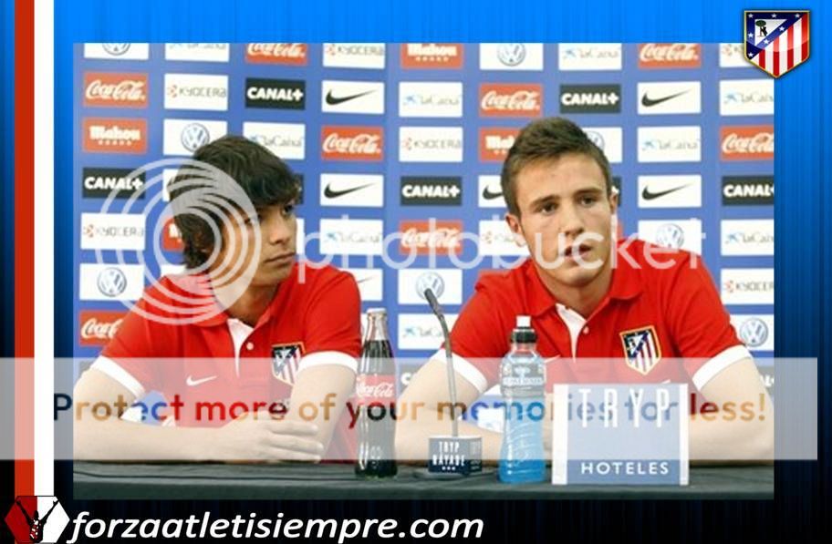 Oliver y Saúl, "contentos" por estar con el Atlético OliverySalcontentosporestarconelAtltico